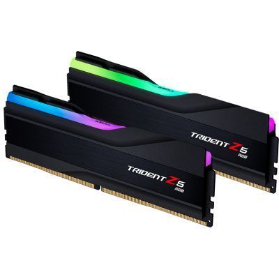 Модуль пам'яті для комп'ютера DDR5 32GB (2x16GB) 6400 Trident Z5 RGB Black G.Skill (F5-6400J3239G16GX2-TZ5RK)