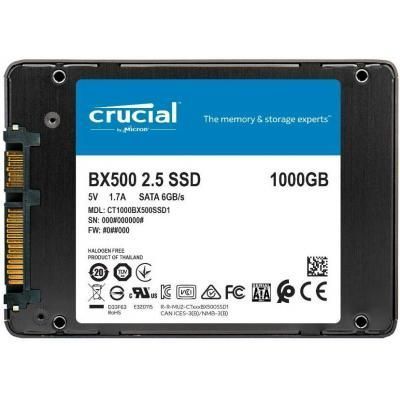 Накопитель SSD 2.5" 1TB Micron (CT1000BX500SSD1), U0395299-595168, В наличии