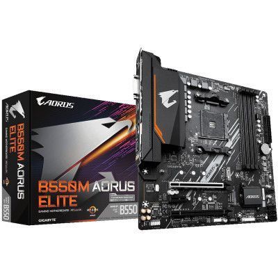 Материнська плата GIGABYTE B550M AORUS ELITE, U0445738-640683, В наявності