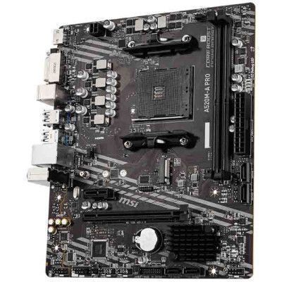 Материнська плата MSI A520M-A PRO, U0463617-655996, В наявності