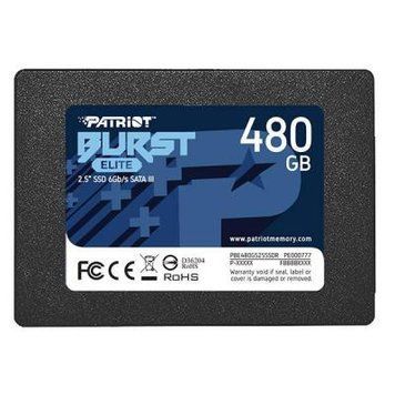 Накопичувач SSD 2.5" 480GB Burst Elite Patriot (PBE480GS25SSDR), U0500263-687351, В наявності