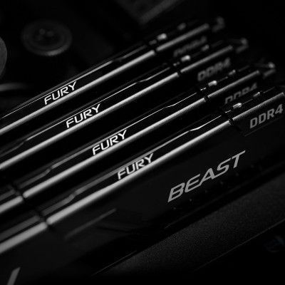 Модуль пам'яті для комп'ютера DDR4 32GB 3200 MHz Fury Beast Black Kingston Fury (ex.HyperX) (KF432C16BB/32)