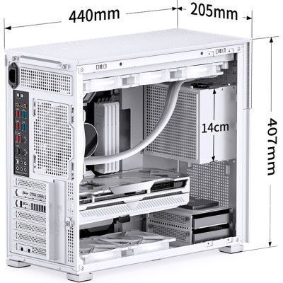 Корпус JONSBO D41 MESH SC White, U0862676-100334231, В наличии
